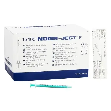 Norm-Ject – Specialty Syringe 1 mL Individual Pack Luer Slip Tip Without Safety – NJ-9166017-02