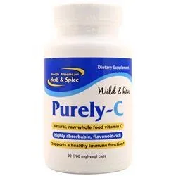 North American Herb & Spice Purely-C Wild & Raw 90 vcaps