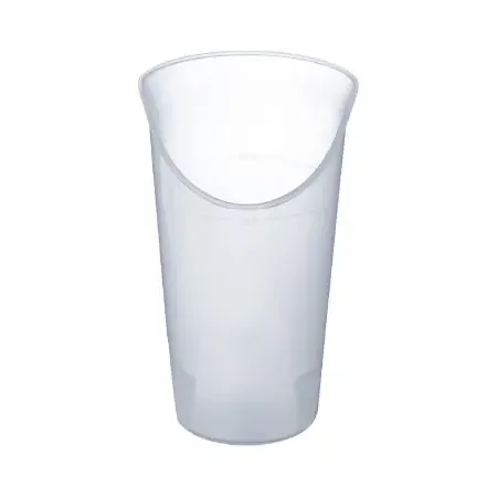 Nosey Cup – ADL Dysphagia Cup 8 oz. Clear Plastic Reusable – 745930014