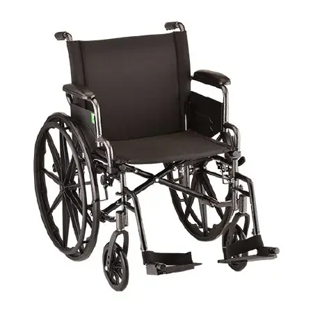 Nova – Lightweight Wheelchair Desk Length Arm Swing-Away Footrest 20 Inch Seat Width Adult 300 lbs. Weight Capacity – 7200L