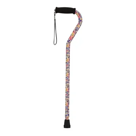 Nova – Offset Cane Aluminum 30 to 39 Inch Height Butterfly Symphony Print – 1070BS