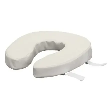 Nova – Padded Toilet Seat Riser 2 Inch Height White 300 lbs. Weight Capacity – 2629-R