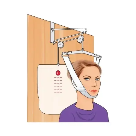 Nova Ortho-Med – Overdoor Cervical Traction Set Cotton / Nylon / Polyester / Steel One Size Fits Most – 6060-R