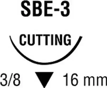 Novafil – Suture with Needle Nonabsorbable Uncoated Blue Suture Monofilament Polybutester Size 4 – 0 18 Inch Suture 1-Needle 16 mm Length 3/8 Circle Reverse Cutting Needle – 8886440133