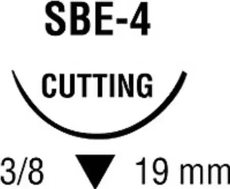 Novafil – Suture with Needle Nonabsorbable Uncoated Blue Suture Monofilament Polybutester Size 4 – 0 18 Inch Suture 1-Needle 19 mm Length 3/8 Circle Reverse Cutting Needle – 8886440233