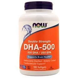 Now Double Strength DHA-500 180 sgels