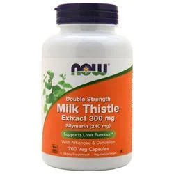 Now Double Strength Milk Thistle Extract 200 vcaps