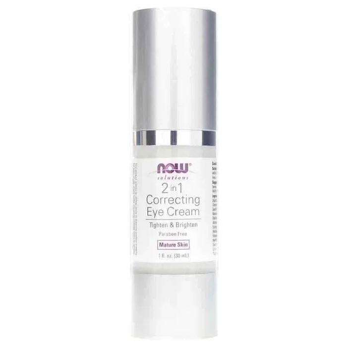 NOW Foods 2-in-1 Correcting Eye Cream