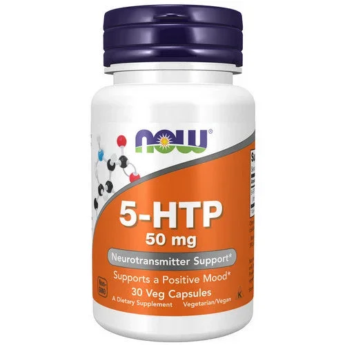Now Foods, 5-HTP, 50 Mg, 30 Veg Caps