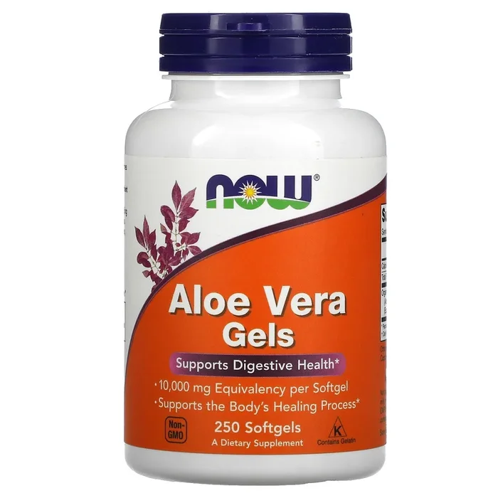 Now Foods, ALOE VERA 10,000 GELS, 250 Softgels