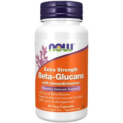 Now Foods, Beta Glucans with ImmunEnhancer, 60 vcaps