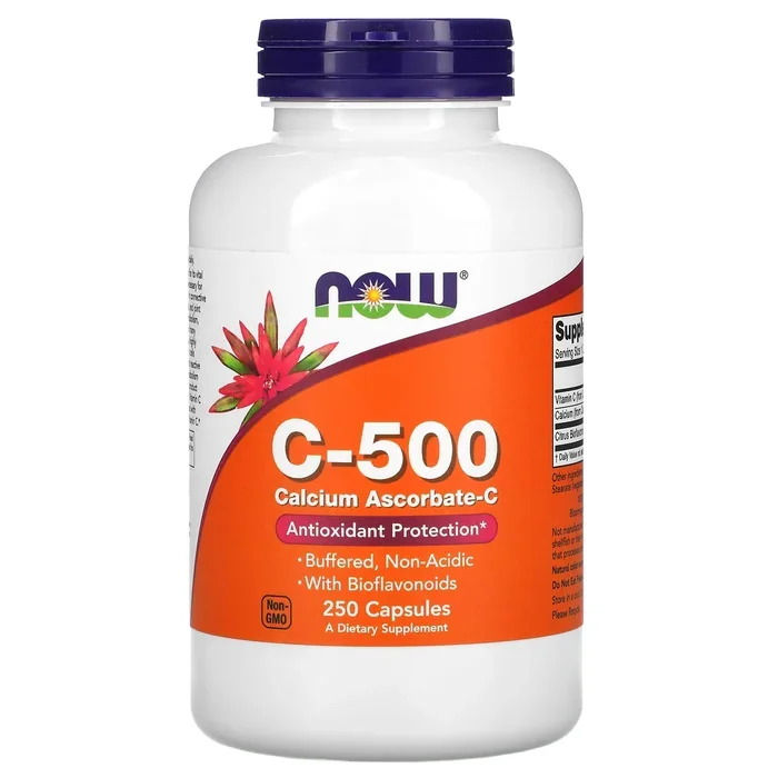 Now Foods, C-500 ASCORBATE 250, 250 Capsules