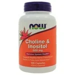 NOW Foods Choline & Inositol 500g 100 Capsules