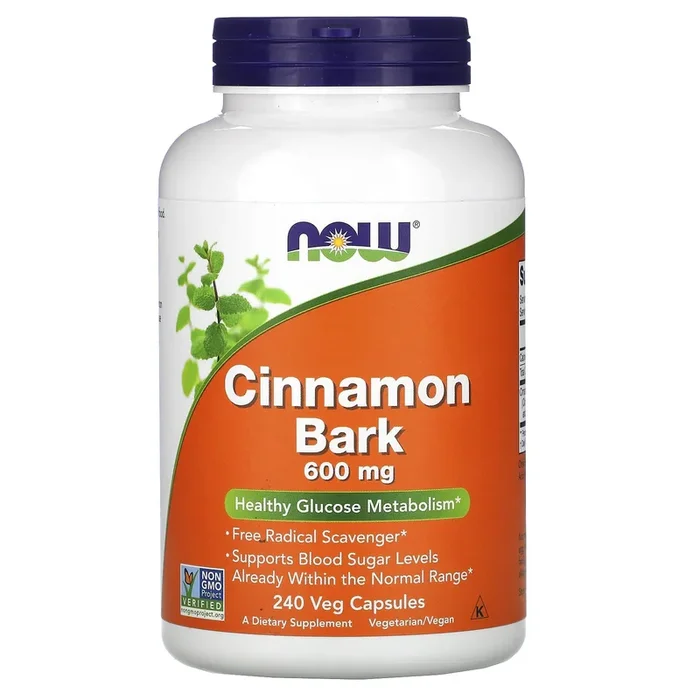 Now Foods, Cinnamon Bark 600 mg, 240 Capsules
