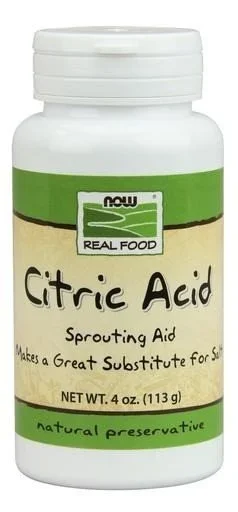 Now Foods Citric Acid 4 oz Powder