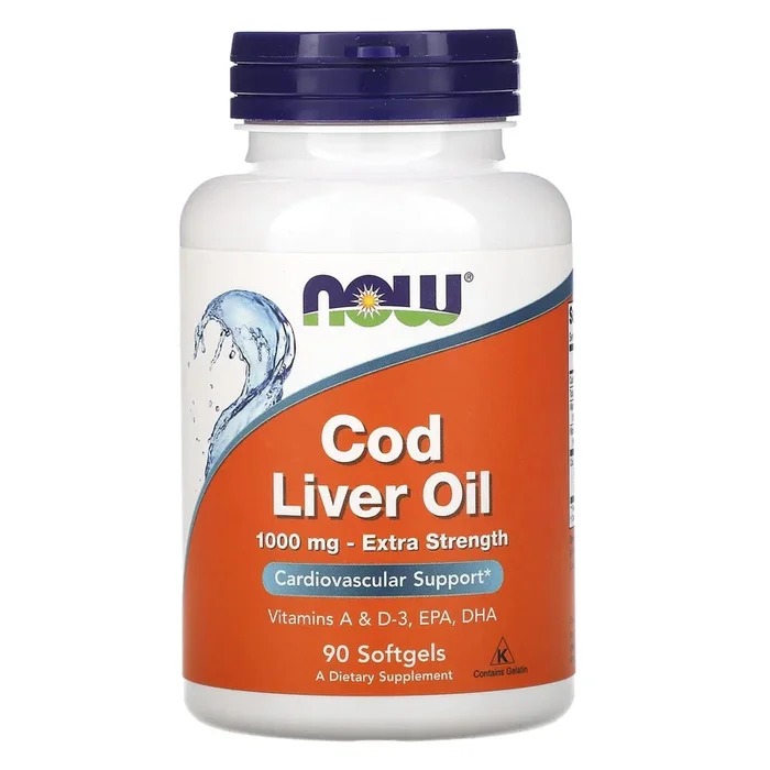 Now Foods, Cod Liver Oil 1,000mg, 90 oil