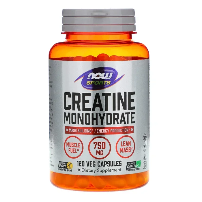 Now Foods, Creatine 750 Mg, 120 Vegetable Capsules
