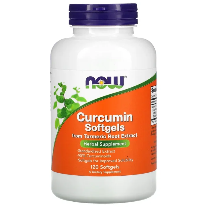 Now Foods, CURCUMIN TURMERIC ROOT EXTRACT, 120 Softgels
