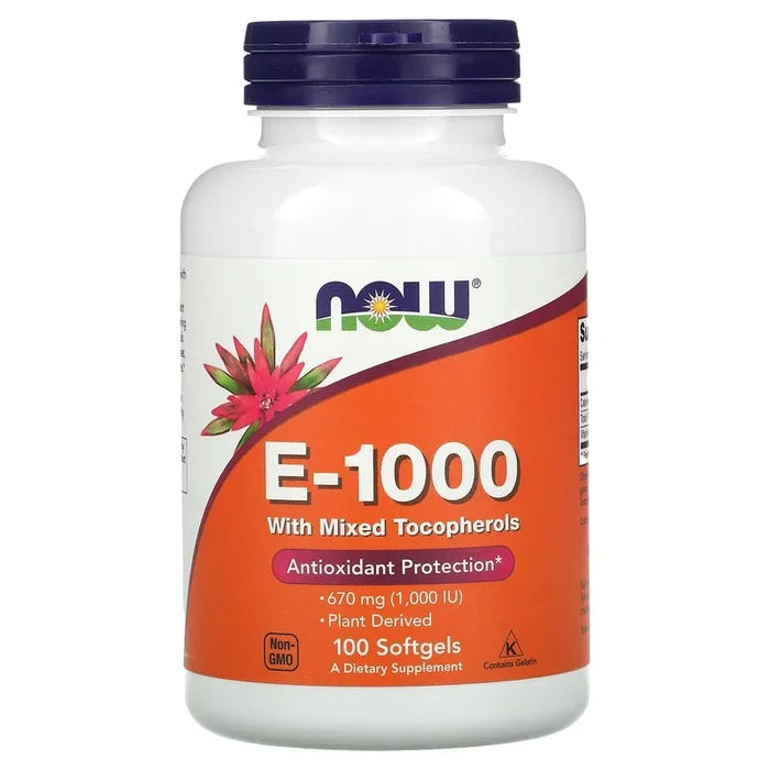 Now Foods, E-1000 MIXED TOC, 100 Softgels