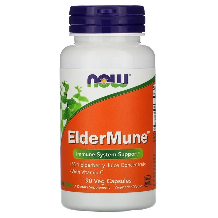 Now Foods, ELDERMUNE W/VIT C, 90 VCAPS