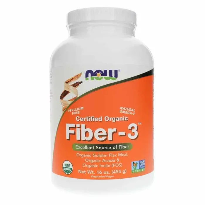NOW Foods Fiber-3 Organic