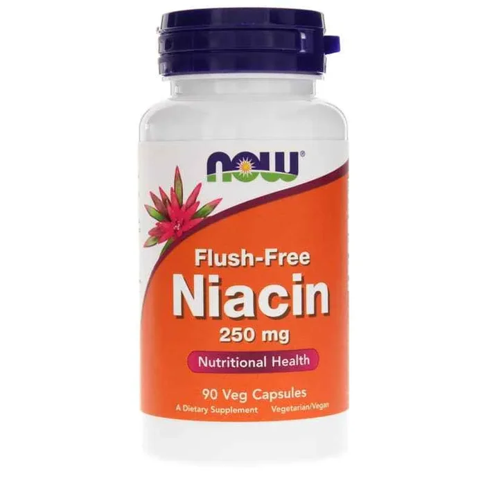 NOW Foods Flush-Free Niacin 250 Mg