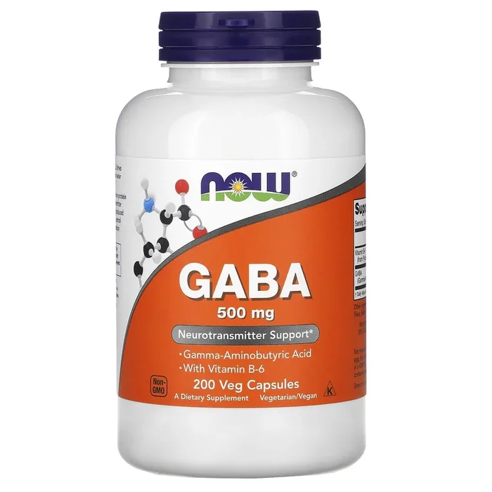 Now Foods, Gaba 500 mg, 200 Capsules