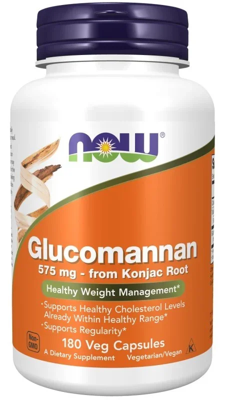Now Foods Glucommanan 575 mg 180 Capsule