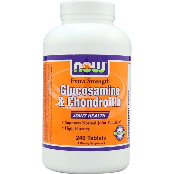 Now Foods Glucosamine & Chondroitin Extra Strength 240 Tablets – 3244