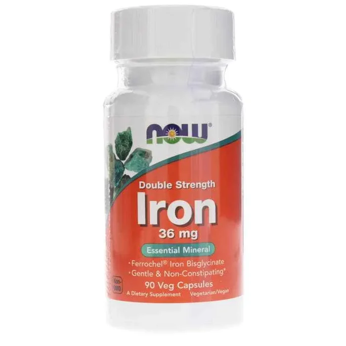NOW Foods Iron 36 Mg Double Strength