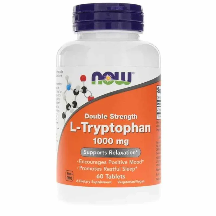 NOW Foods L-Tryptophan 1000 Mg Double Strength