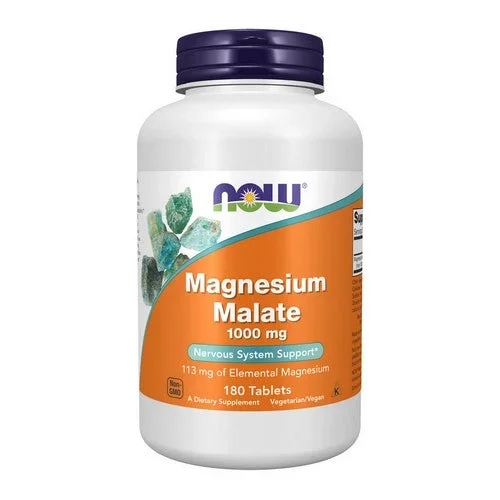 Now Foods, Magnesium Malate, 1000 mg, 180 Tabs