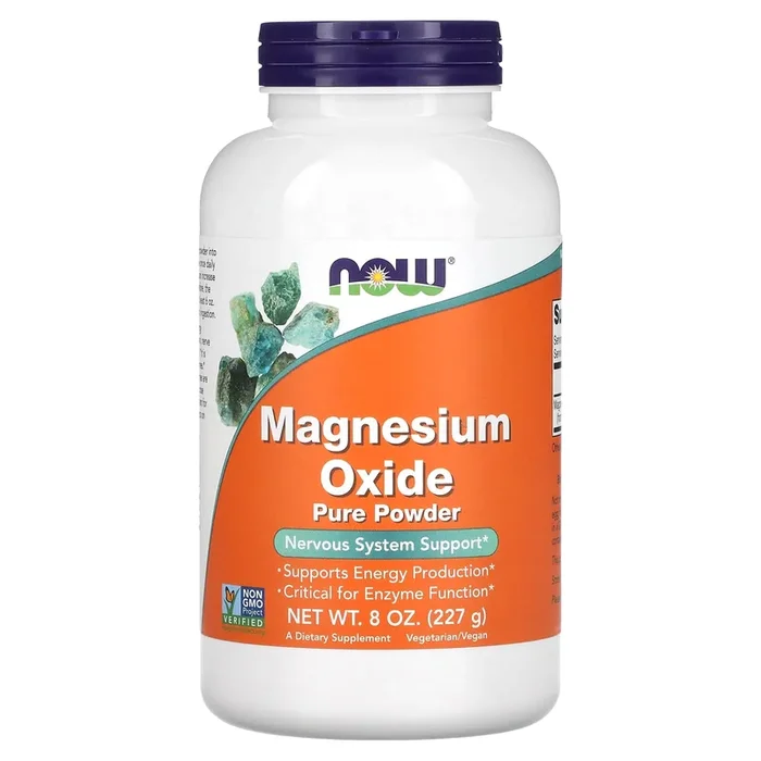 Now Foods, Magnesium Oxide Powder, 8 oz