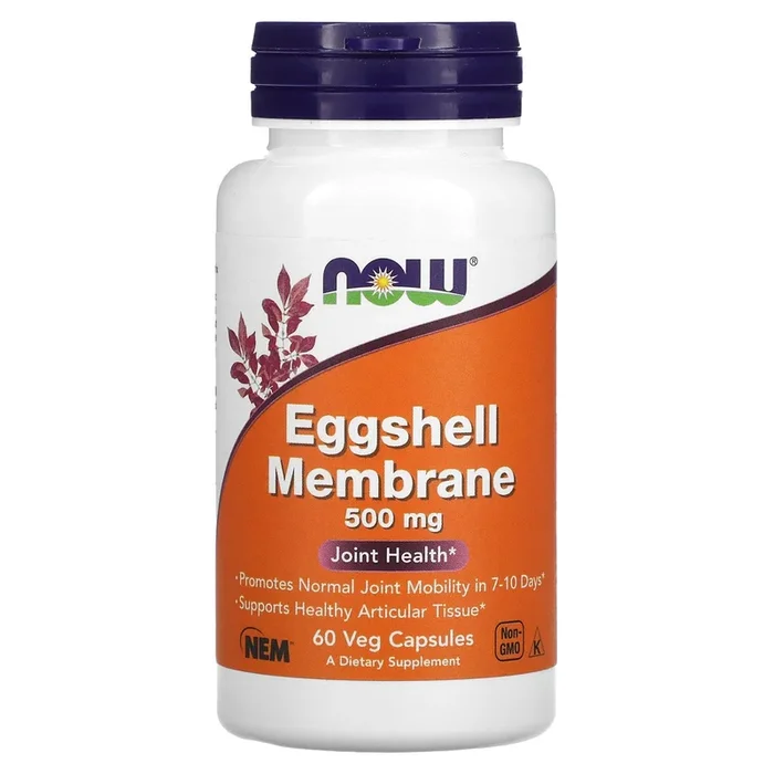 Now Foods, NATURAL EGGSHELL MEMBRANE(R) 500mg, 60 Capsules
