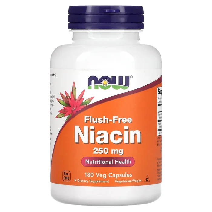 Now Foods, Niacin Flush Free, 275 mg, 180 Capsules