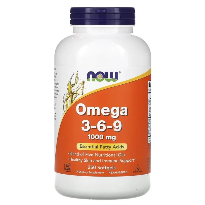 Now Foods, Omega 3-6-9, 1,000 mg, 250 Softgels