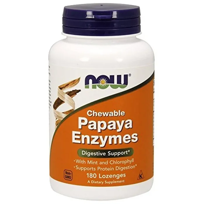 Now Foods Papaya Enzyme 180 Lozenges – 2970