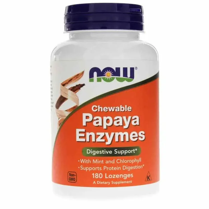 NOW Foods Papaya Enzymes Chewable