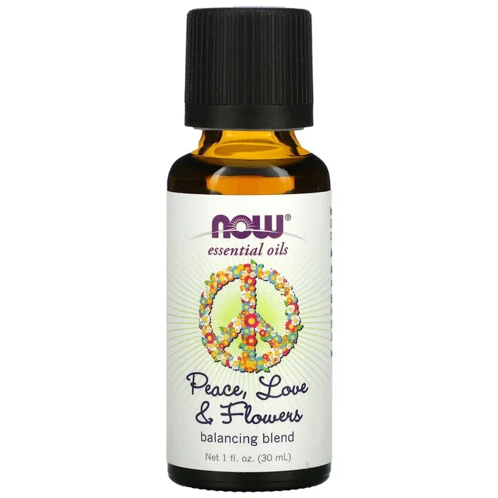 Now Foods, Peace, Love & Flowers Oil Blend