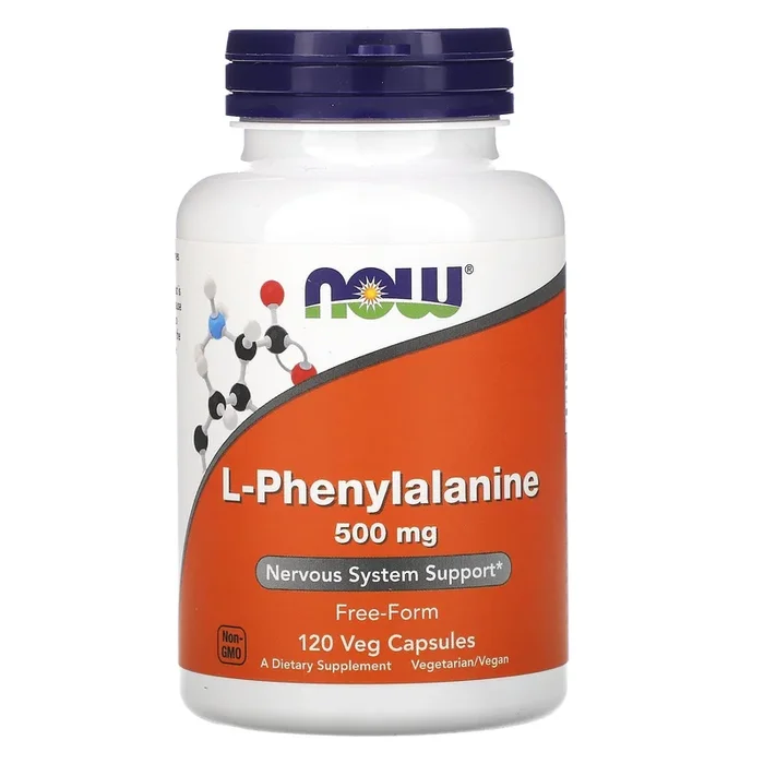 Now Foods, PHENYLALANINE 500mg, 120 Capsules