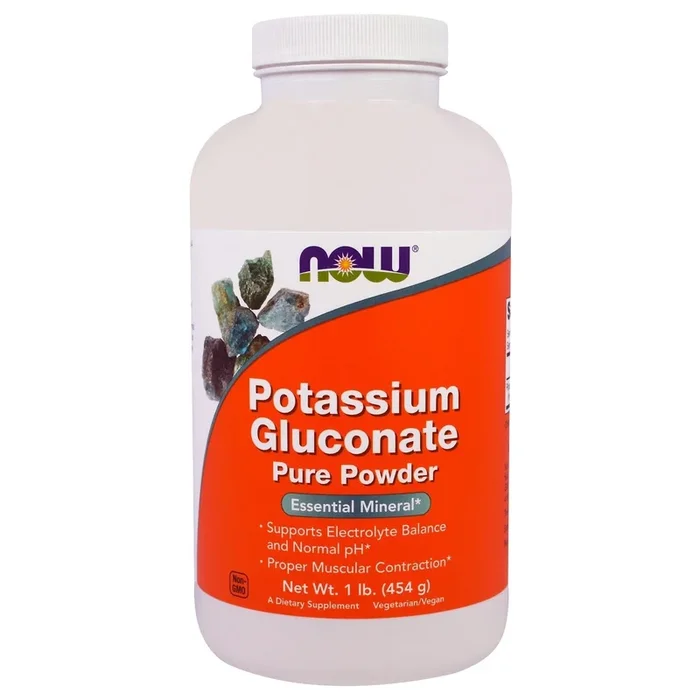 Now Foods Potassium Gluconate Powder 1 Pound – 1471