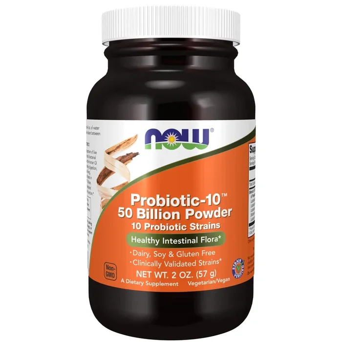 Now Foods Probiotic-10 50 Billion Powder 2oz – 2927