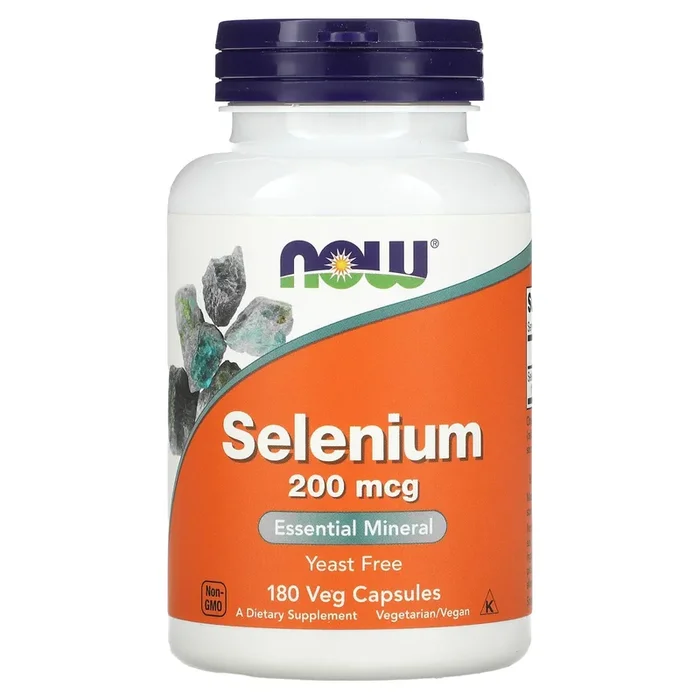 Now Foods, Selenium 200mcg Yeast Free, 180 Capsules