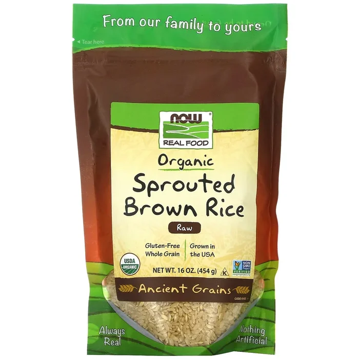 Now Foods, Sprout Brown Rice Organic, 16 OZ OZ