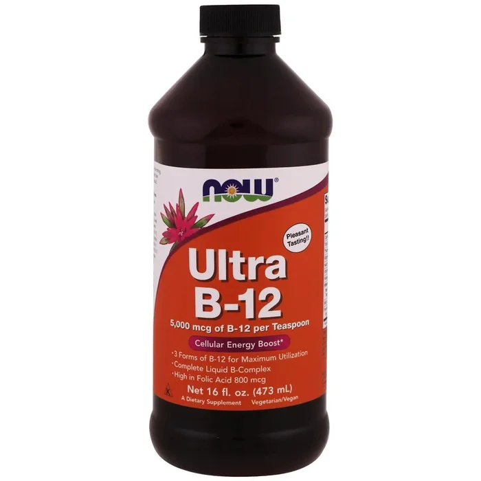 Now Foods, Ultra B-12, 5,000 mcg, 16 fl oz