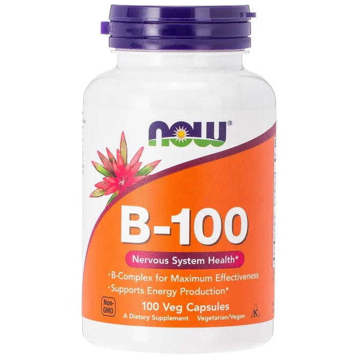 Now Foods Vitamin B-100 100 Vcaps – 0436