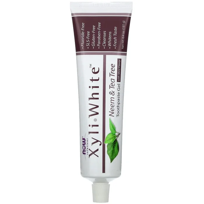 Now Foods, Xyliwhite Neem & Tea Tree Toothpaste, 6.4 Oz