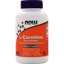 Now L-Carnitine 100% Pure Powder 3 oz