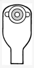 Nu-Flex Nu-Comfort – Post-Op Ostomy Pouch Two-Piece System 11 Inch Length Drainable Convex – 40-7209-C