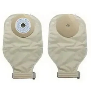 Nu-Flex Nu-Comfort – Post-Op Ostomy Pouch Two-Piece System 11 Inch Length Drainable Deep Convex, Pre-Cut – 40-7810-DC